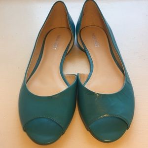 Nine West Bachloret Peep Toe Flats